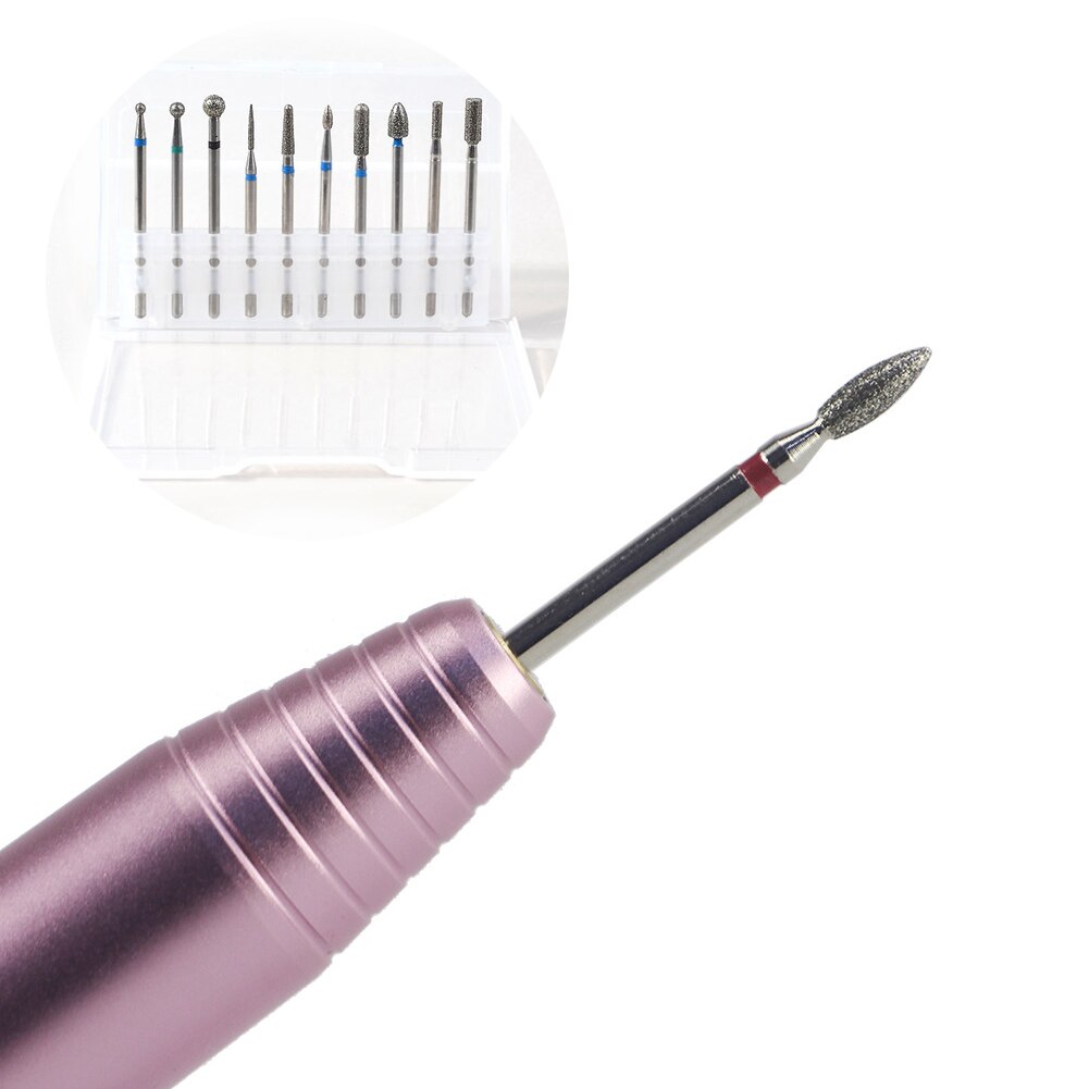 Nail Boor Heads Slijpen Set Draaien Frees Manicure Pedicure Draagbare Gereedschap Voor Exfoliërende Slijpen Polijsten Nailbits