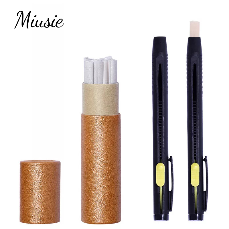 MIUSIE Tailors Chalk Pencil Patchwork Disappearing Fabric Marker Pens For DIY Craft Sewing Marking Chalk Sewing Accessories