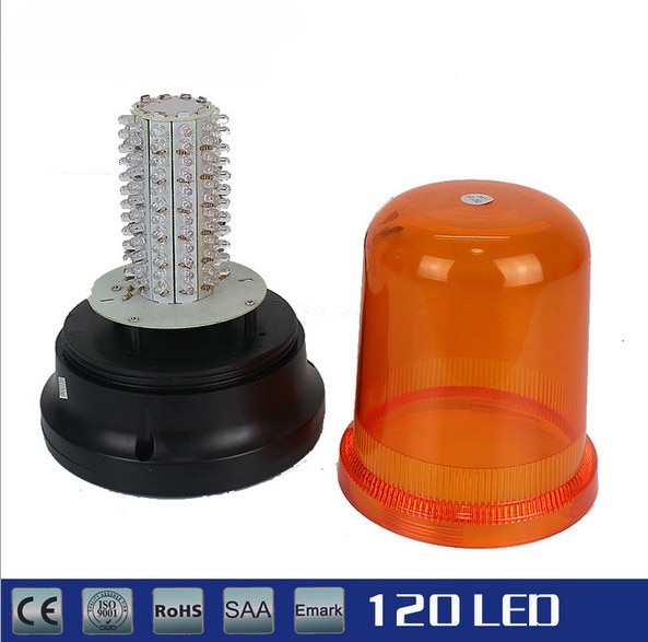 120 LED Amber LED Emergency Voertuig Magnetische Hardwired en Zwaailicht Waarschuwing Licht 12 V