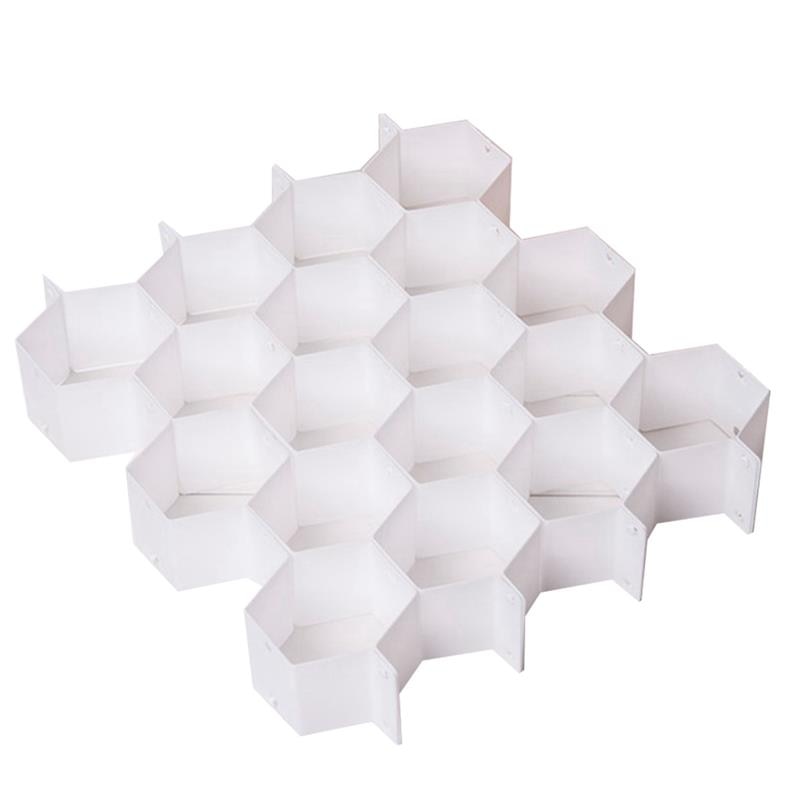 Einstellbare Schublade Waben Schindel Partition Divider Box Separator DIY Grid Lagerung Organizer Zell Sortierung Höschen Socken