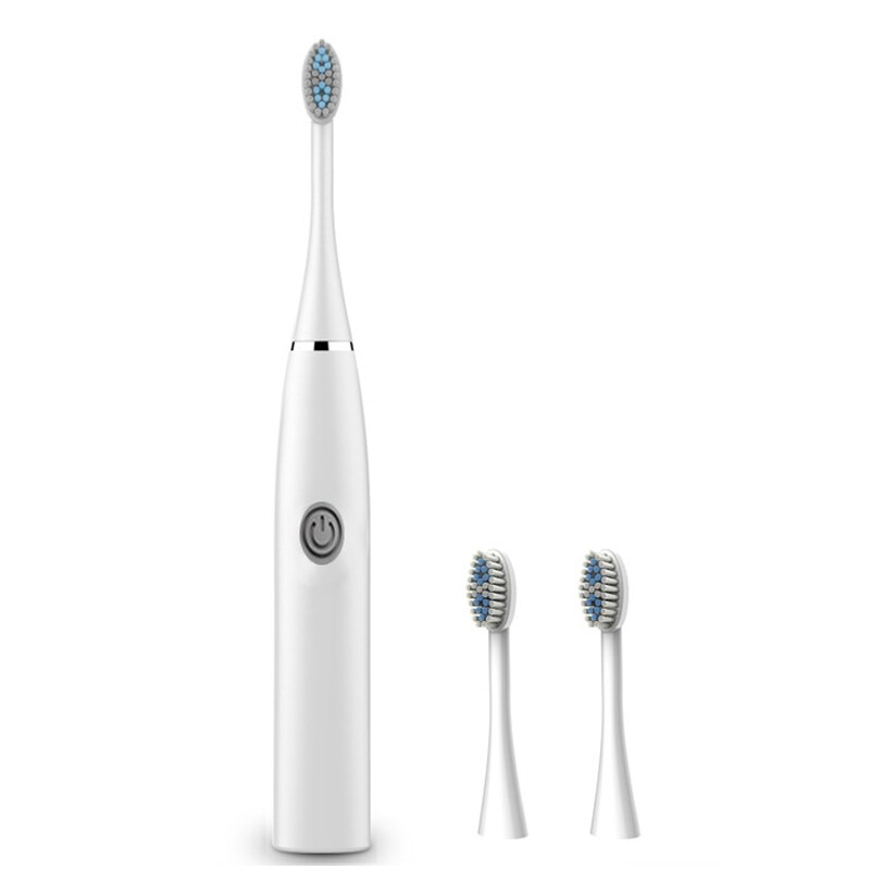 Elektrische Tandenborstel Voor Mannen En Vrouwen Paar Volwassen Huishoudelijke Batterijen Waterdicht Sonische Tandenborstel Vervanging Tanden Heads Set: W 3 brush head