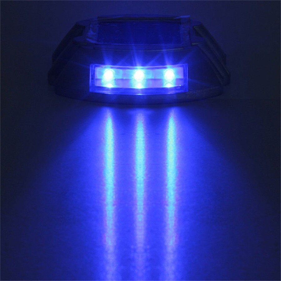 Luci solari per vialetto lampade per Dock solari lampada da esterno impermeabile per esterni lampada da passeggio per giardino passerella sul lago: Blue / 3PCS