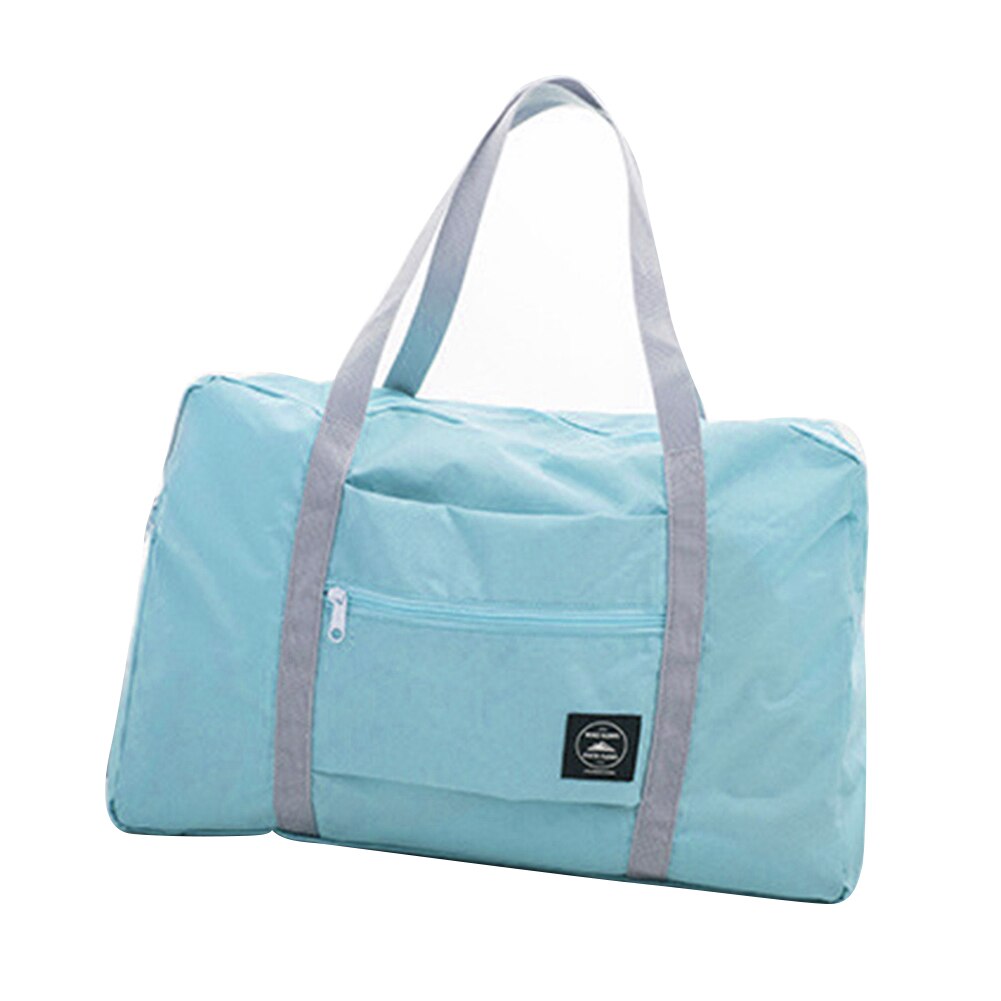 Opvouwbare Grote Plunjezak Bagage Tas Waterdichte Reistas Draagtas: LIGHT BLUE