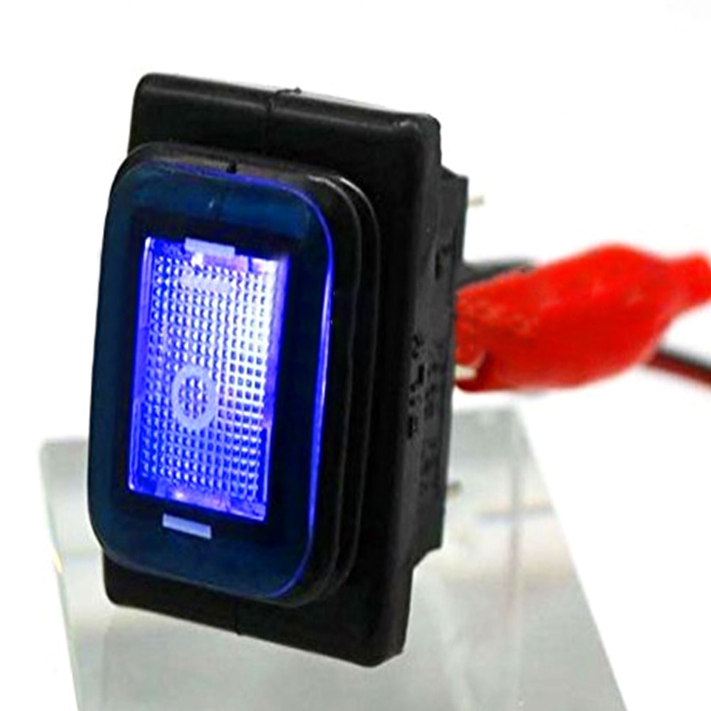 Vedenpitävät autotarvikkeet venetarvikkeet auton osat päälle/pois-kytkin muovinen vipu 6- nastainen vene led-valolla