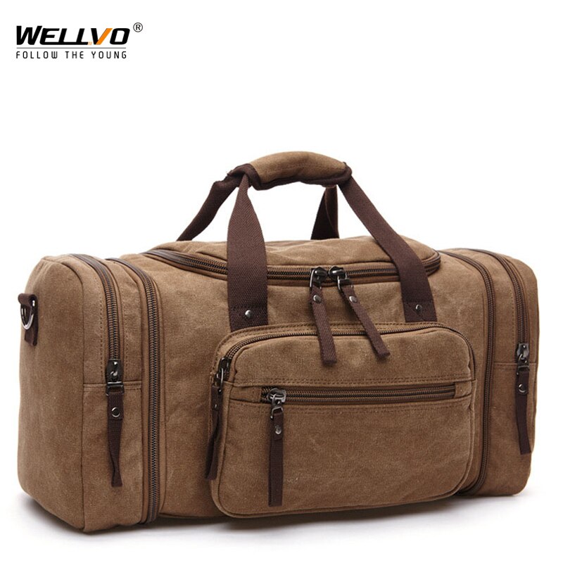 Bolso de lona de gran capacidad, para hombre, para equipaje de mano, bolso de viaje, bolso de hombro, para la noche, XA1740C