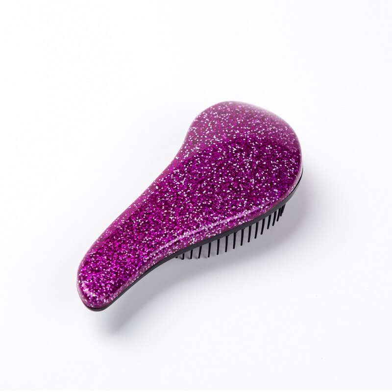 Hair Comb Scalp Massage Magic Detangling Hair Brush Anti Static Hair Styling Tool Curly Straight Hair Salon Hairdressing Comb: purple