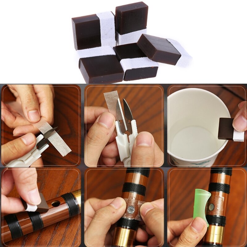 Flöte Membran Kleber Feste Klebstoffe Traditionellen Bambus Flöte Chinesischen Dizi Teile für Musical Instrument Repai Pflege Zubehör
