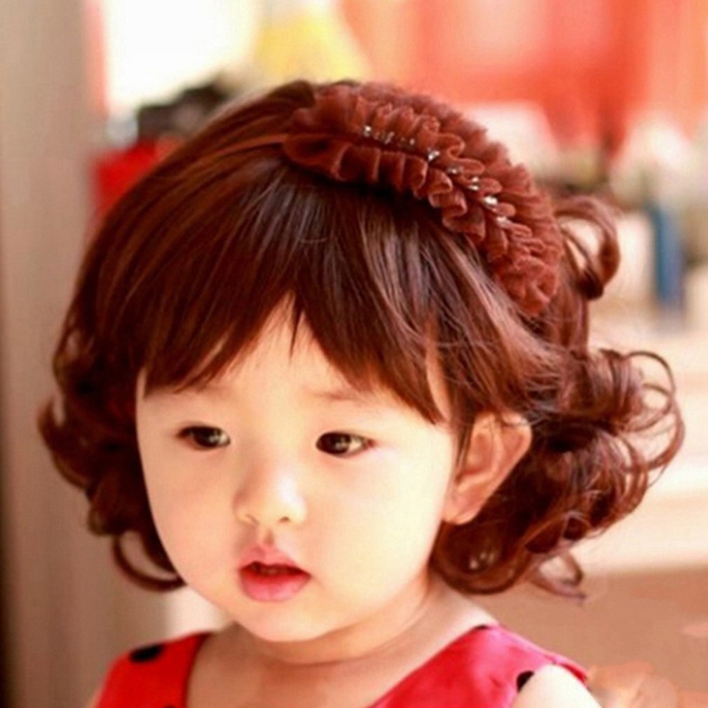 Lovely Adorable Boys Girls Hair Wig Full Head Children Wigs Cute Kids Daily Wearing Hairpiece For 5-10 Years Old: 5