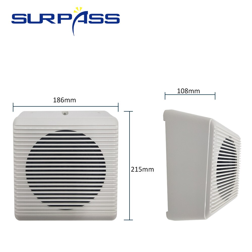 Outdoor Waterproof Mini Wall Mount Speakers Sound Box Public Broadcasting Home Music System PA Sound Stereo Surround Speakers