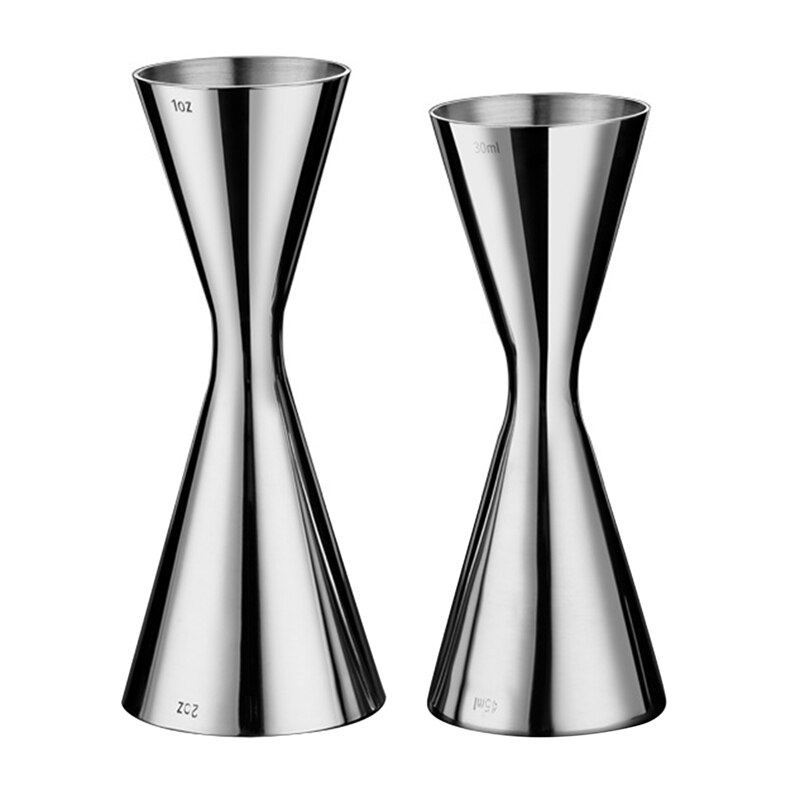 Stainless Steel Measure Cup Double Head Bar Party Wine Cocktail Shaker Jigger