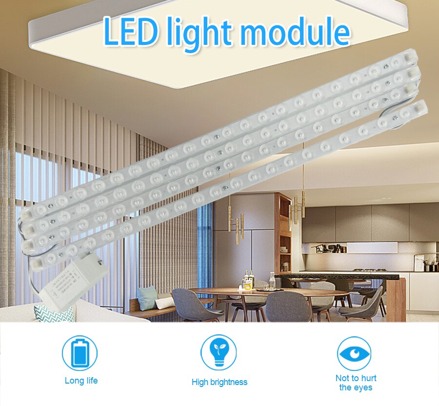 Ceiling Lamps Lighting Source LED Module Light Luminaria Ceiling AC 220V 32W 40W Ceiling Lights For Living room Home Lighting