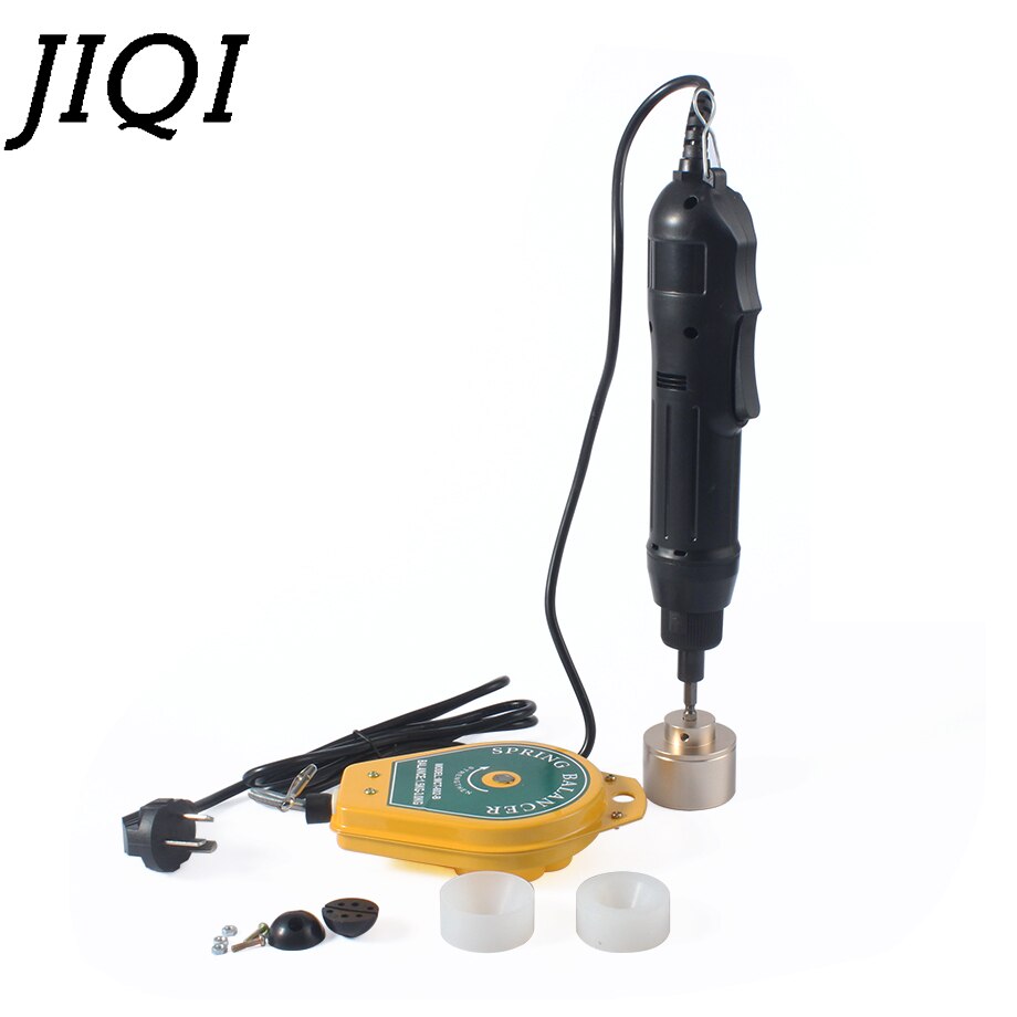 Jiqi 110 V/220 V Elektrische Fles Capping Machine Handheld Automatische Verpakking Capper Caps Schroeven Afdichting Deksel Tightener 1 -30 Mm Eu