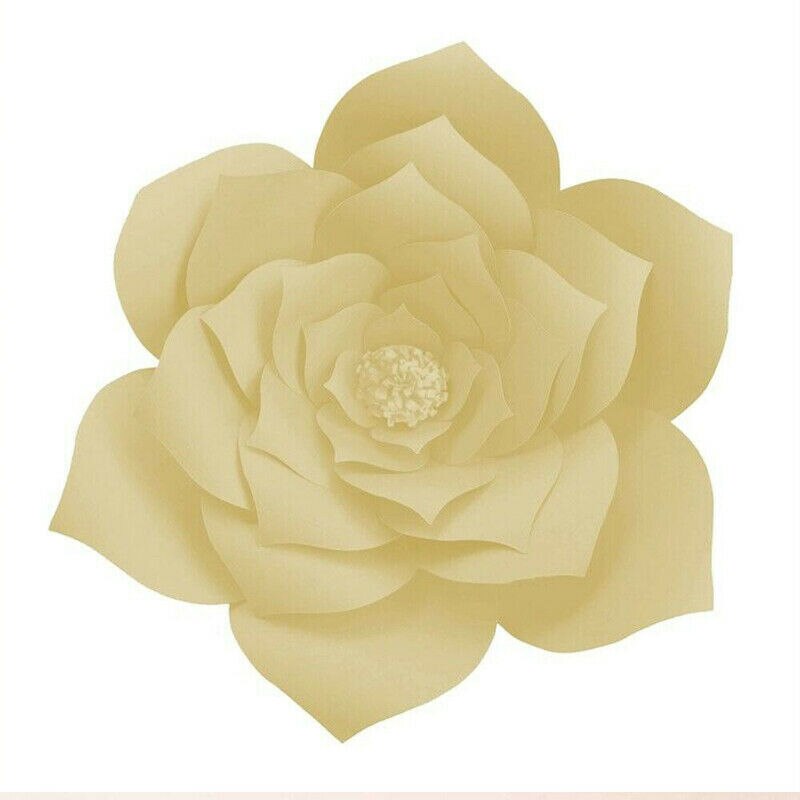Largest supplier 30cm Paper Flower Backdrop Wall Large Rose Flowers DIY Wedding Party Decor: 15