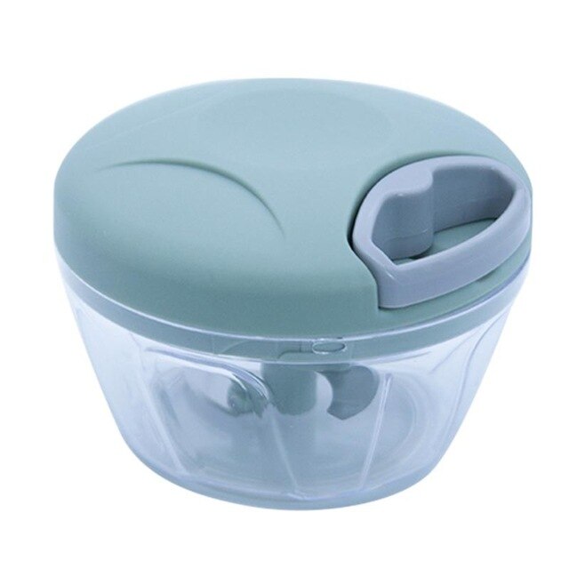 Hand Chopper Manual Rope Food Processor Silcer Shredder Salad Maker Grinders Cutter Baby Food Mill Maker Machine: 01   500ml
