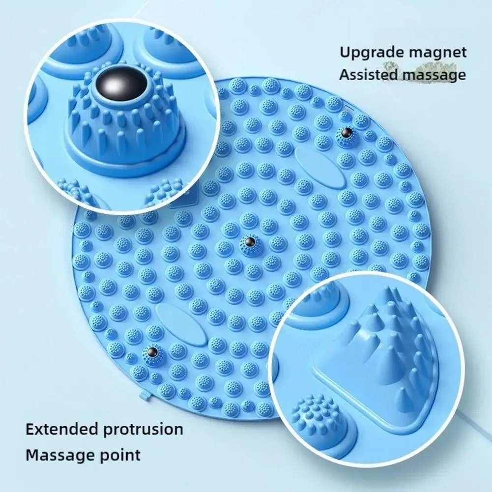 Almohadillas de punto de presión, tablero para masaje de pies, estera de acupresión, reflexología del pie, placa para caminar, terapia magnética, cuidado del disco de acupresión