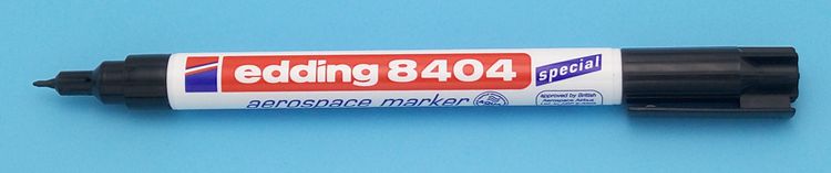Germany Edding8404 Aerospace Marker 0 .7MM Marker Pen Space Test Marker 1PCS