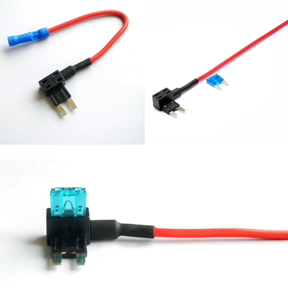 1Pcs Zekering Tap Adapter Mini Blade Zekering Houder Voor Auto Elektronische Apparaat Fit Voor Mini Stijl Houder Vervangen