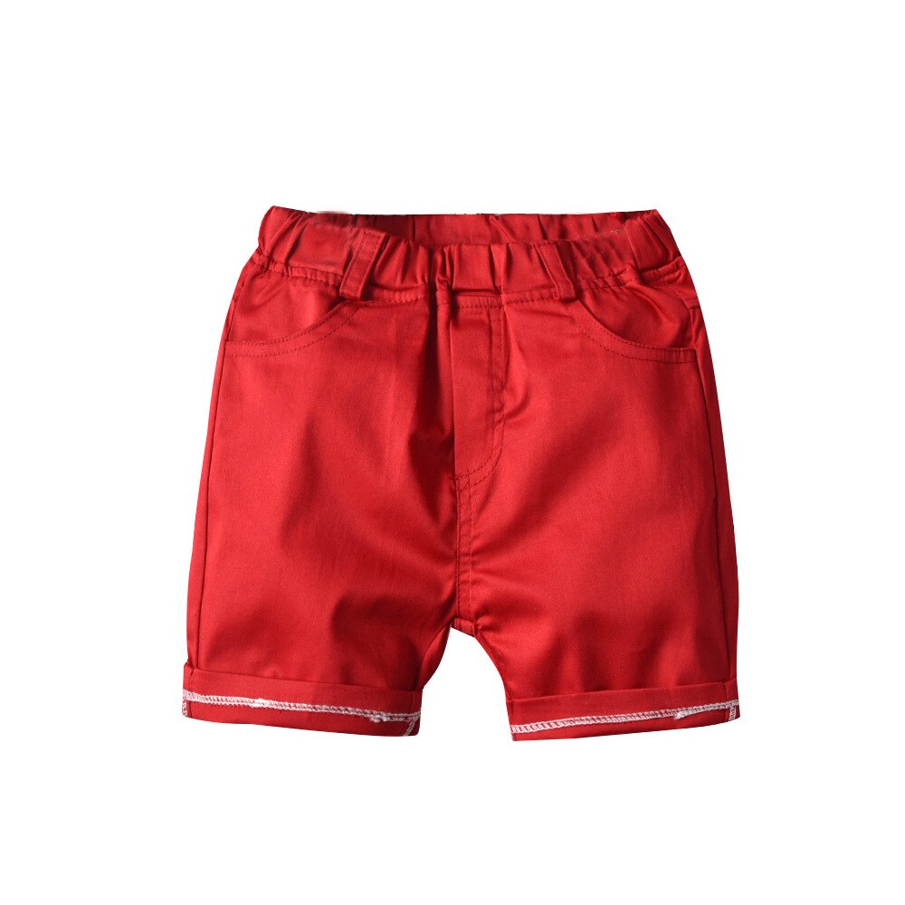 Europese En Amerikaanse Gentleman Pak Jongen Shirt Bib Banket Jurk Kind Formele Wit Shirt + Shorts Twee-stuk Pak 8 Leeftijd