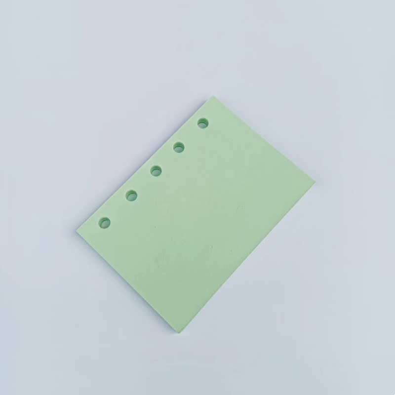 M5 5 Holes 50Shhets Colorful Loose Leaf Notebook Refill Spiral Binder Inner Page To Do Line Dot Grid Inside Paper Stationery: Red