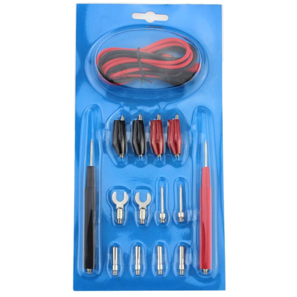 16Pcs 1Set Multifunctionele Digitale Multimeter Probe Test Lead Cable Alligator 90Cm Digitale Multimeter Testen Tool