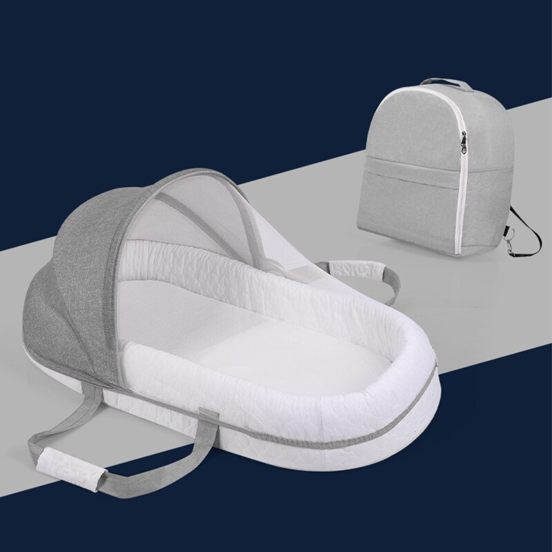 Camas portátiles transpirables para bebé, cuna multifunción para viaje, nido de mosquitos para recién nacidos, cunas portátiles