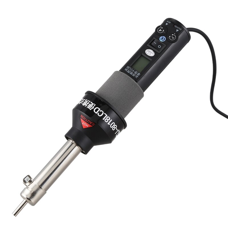 Prise ue, 450W 450 degrés réglable électronique chaleur Air outil 8018 Lcd dessoudage Station de soudure