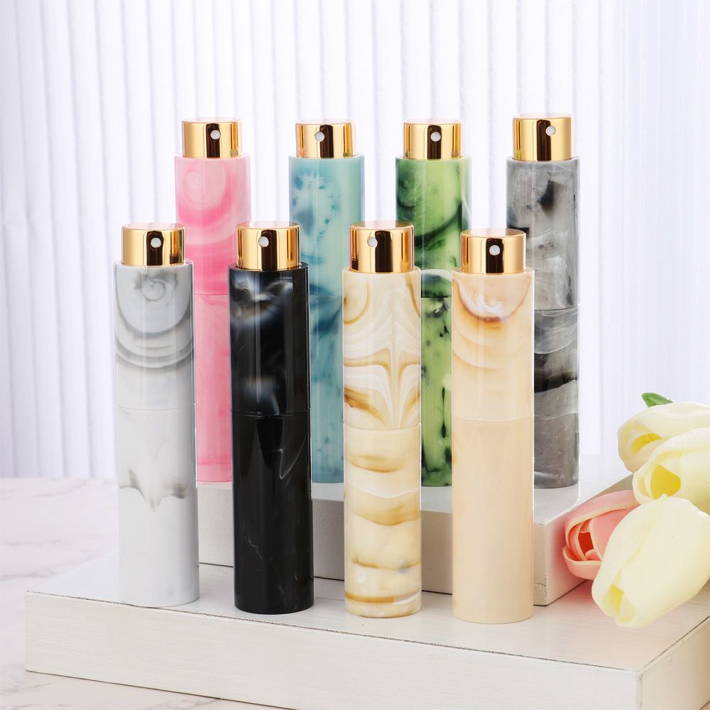 10ml Parfüm zerstäuber flaschen nachfüllbare Mini-Reise größe leere ParfüFrau pritze Marmor aufbringen tragbare auslaufs ichere Sprüh flasche