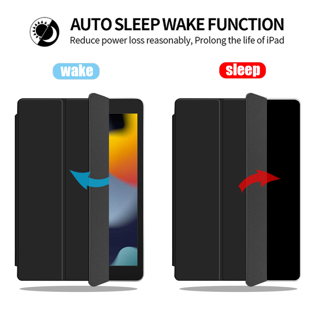 Funda para Huawei MediaPad T3 10 9,6 "funda con tapa para tableta, funda de cuero para dormir inteligente, carcasa para despertar, soporte AGS-W09 AGS-L09 AGS-L03