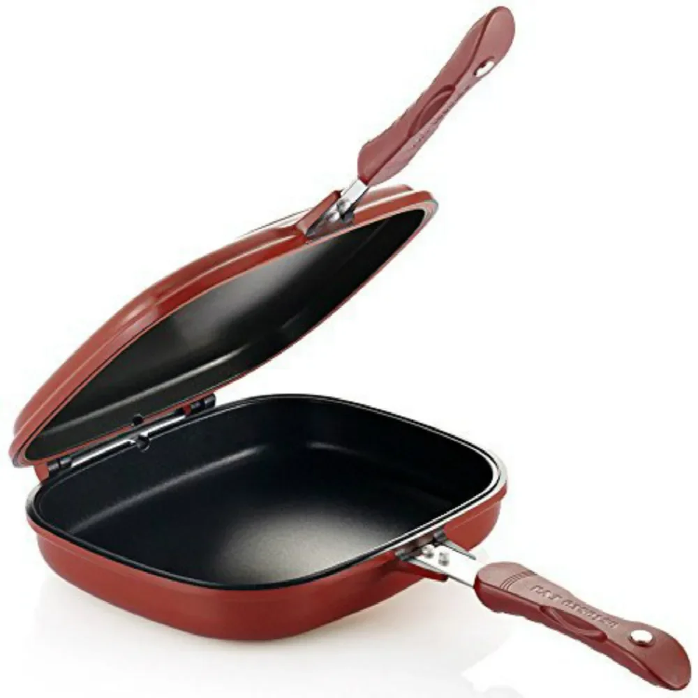 32cm dobbeltsidede stegepander stegepande grill bageplade non-stick stegepande wokpande hjem have pandekage til køkkenet