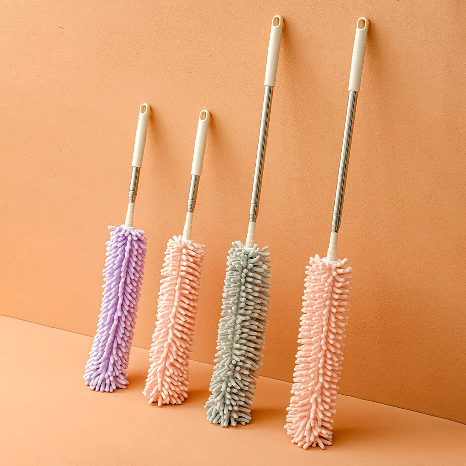 Chenille Intrekbare Stof Borstel Microfiber Stof Stofdoek Schoon Huishouden Auto Cleaner Dust Handvat Huisstofmijt Draagbare Stof Borstel #40