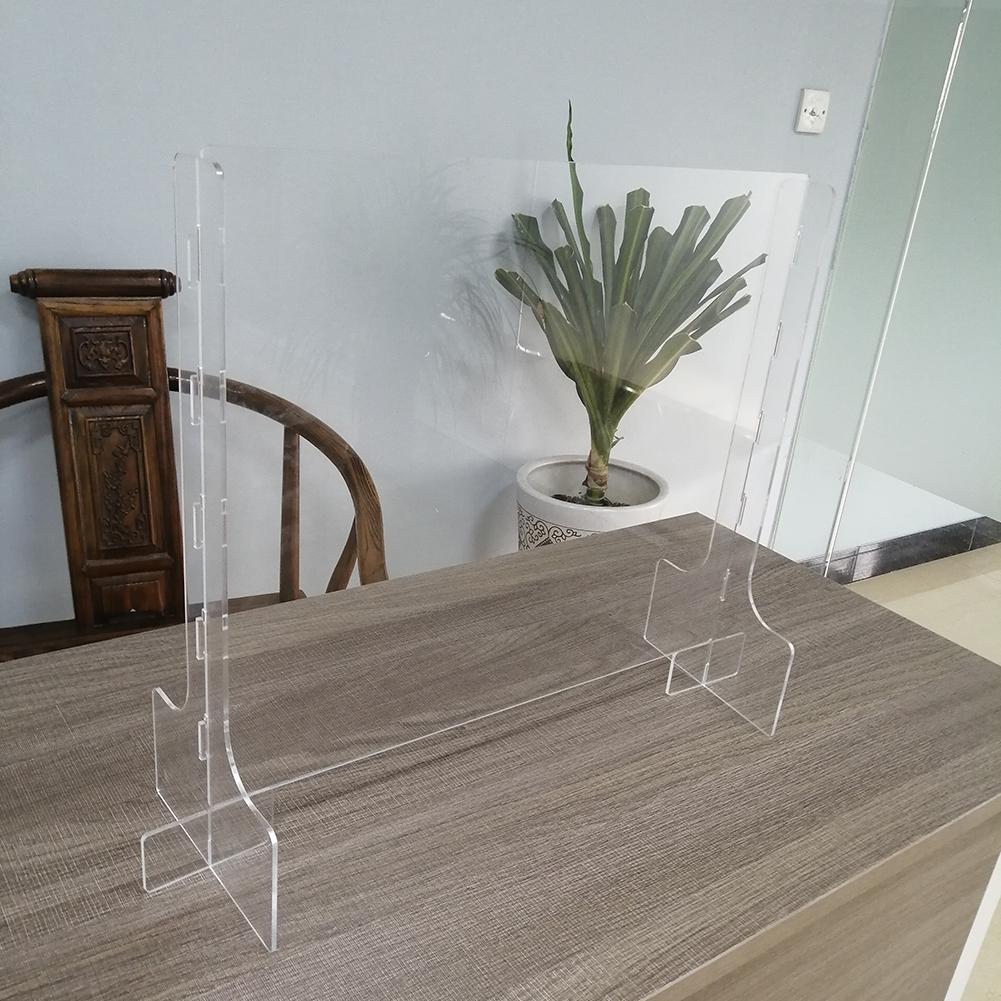 Acrylic Sneeze Guard Shield Clear Perfection Reception Side Counter Sprayed UV Cut Transparent Height Protection Screens