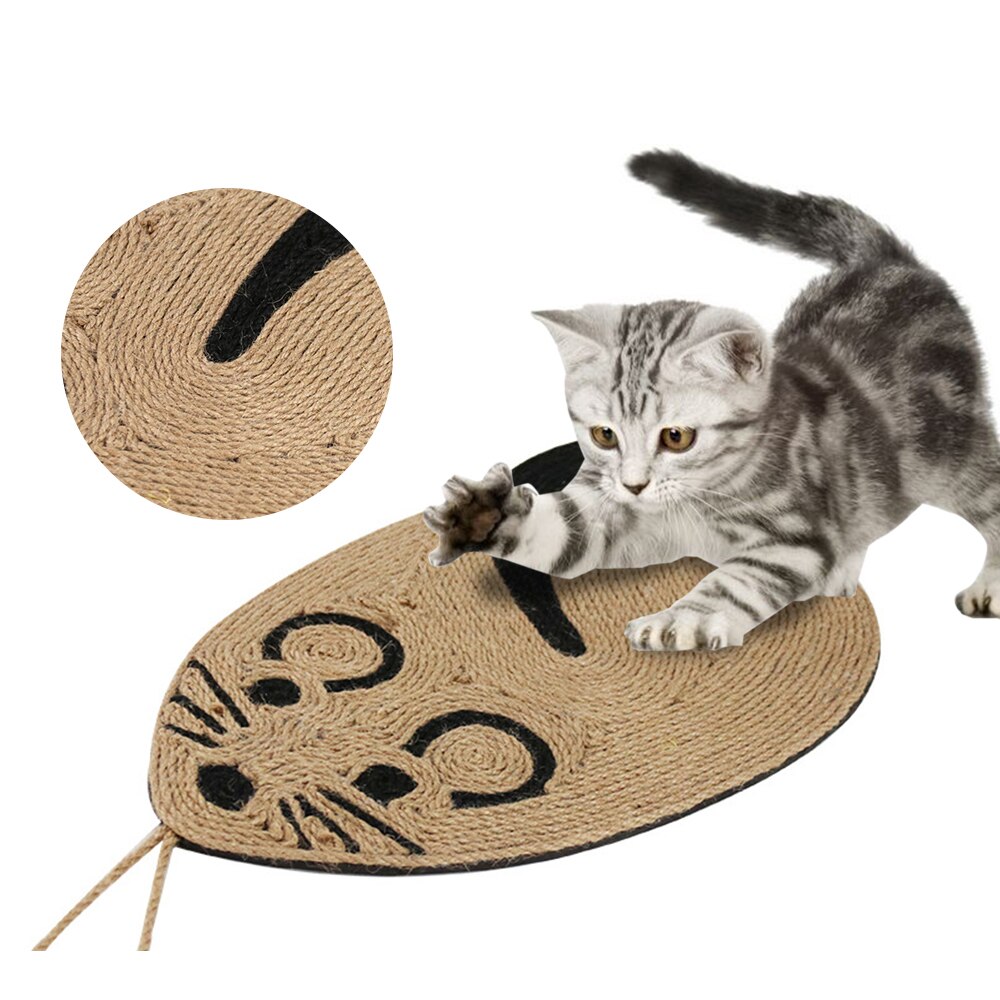 Sisal Cat Paw Pad Cat Scratching Post Board Scratching Post Pad Toy Soft Mattress Paw Animal Care Toy Anti-Abrasion Cat Toy