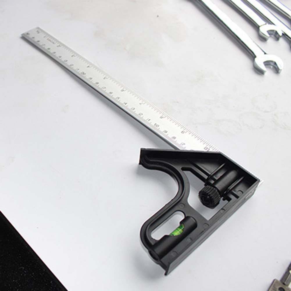 Triangle Ruler 7inch Aluminum Alloy Angle Protract... – Grandado