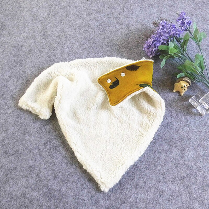 Baby Thick Warm Triangle Scarf Saliva Towel Feeding Bib Toddler Soft Burp Cloths Infant Winter