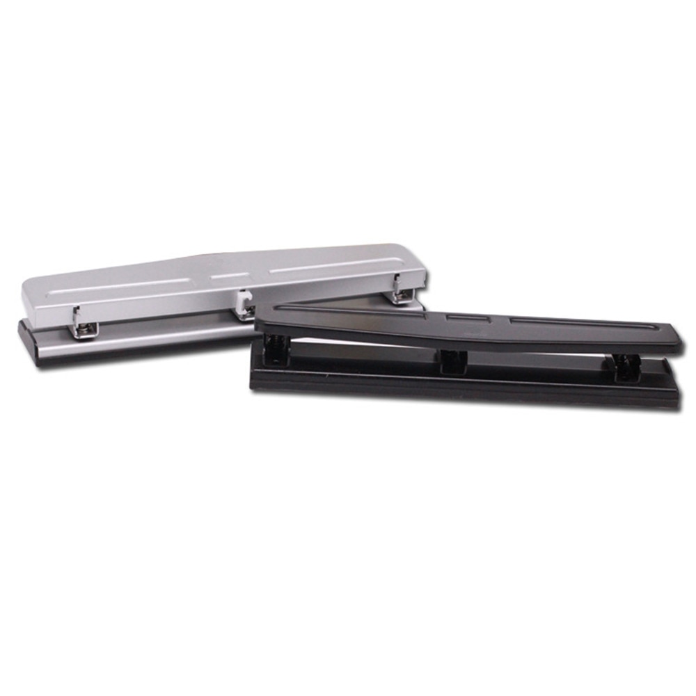 Metalen 3 Perforator Cutter losbladige Papier Puncher Scrapbooking Desktop DIY Handleiding Perfurador Locher Kantoorbenodigdheden 12 Vellen