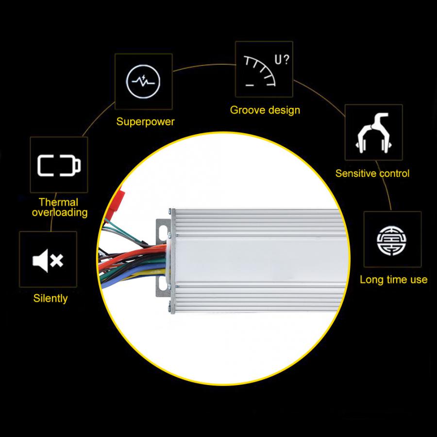 36V/48V 1000W Bürstenlosen Motor- Sinus Regler für Elektrische Fahrrad Rolle Sinus Motor- Regler zubehör