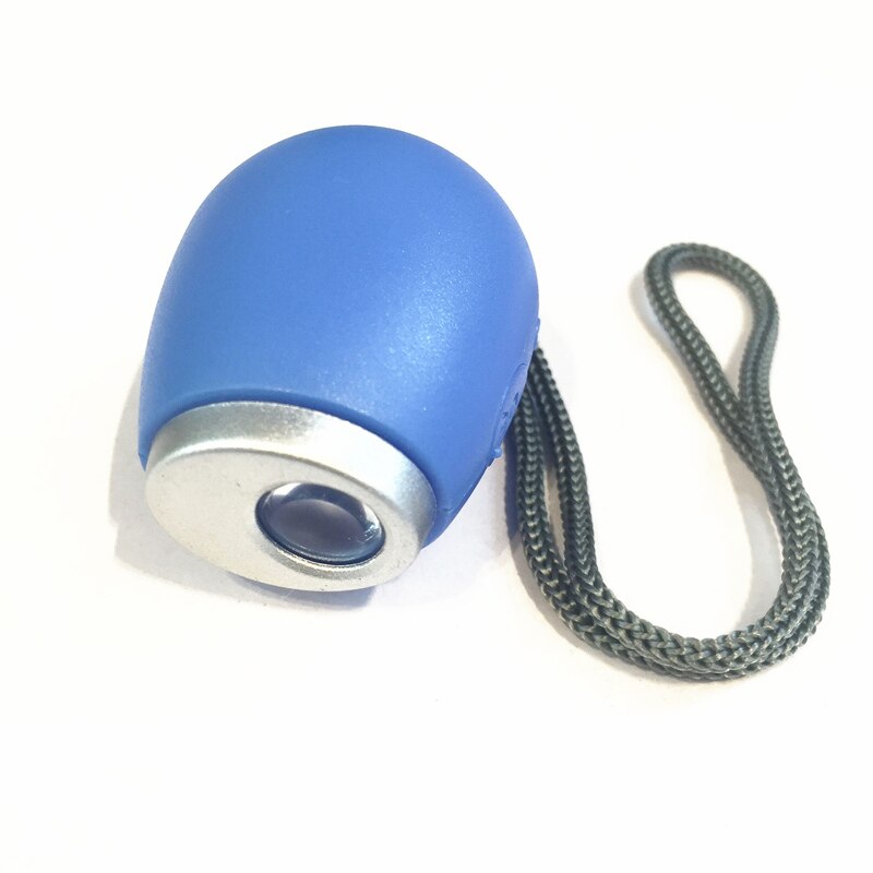 Nyckelring led skrivbordsklockor mini portabel projektion digital display elektronisk klocka lanyard ficklampa nattlampa väggtimer: Blå snodd