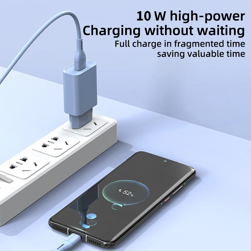 USB-oplader voor mobiele telefoon Snelle oplader met EU/US-stekkeradapter voor internationale reislader voor iPhone en Android