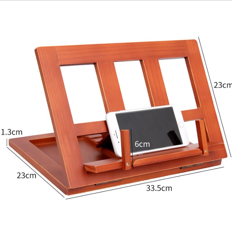 Wooden reading rack reading bookshelf bookstand bo... – Grandado