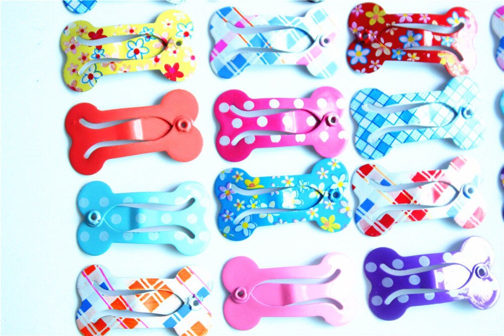 50 stk søde mini hunde hårspænder knogler hund bb clips hårnåle hunde hår tilbehør hunde pleje hår tilbehør kæledyr forsyninger