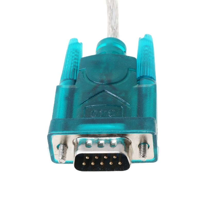 Zwart Usb Naar RS232 RS-232(DB9) Seriële Kabel Standaard Adapter Converter Voor Pc