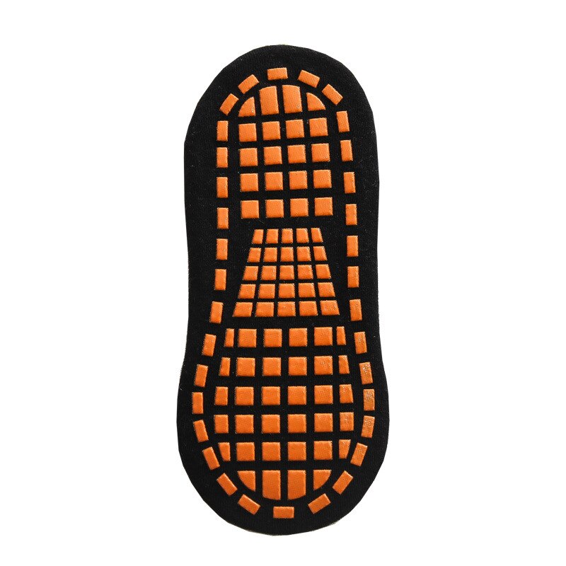 Kids Volwassenen Anti-Slip Sok Trampoline Sok Katoen Ademende Korte Sokken Elasticiteit Sport Jongen Meisje Buiten Kind Sokken: Adult / Black