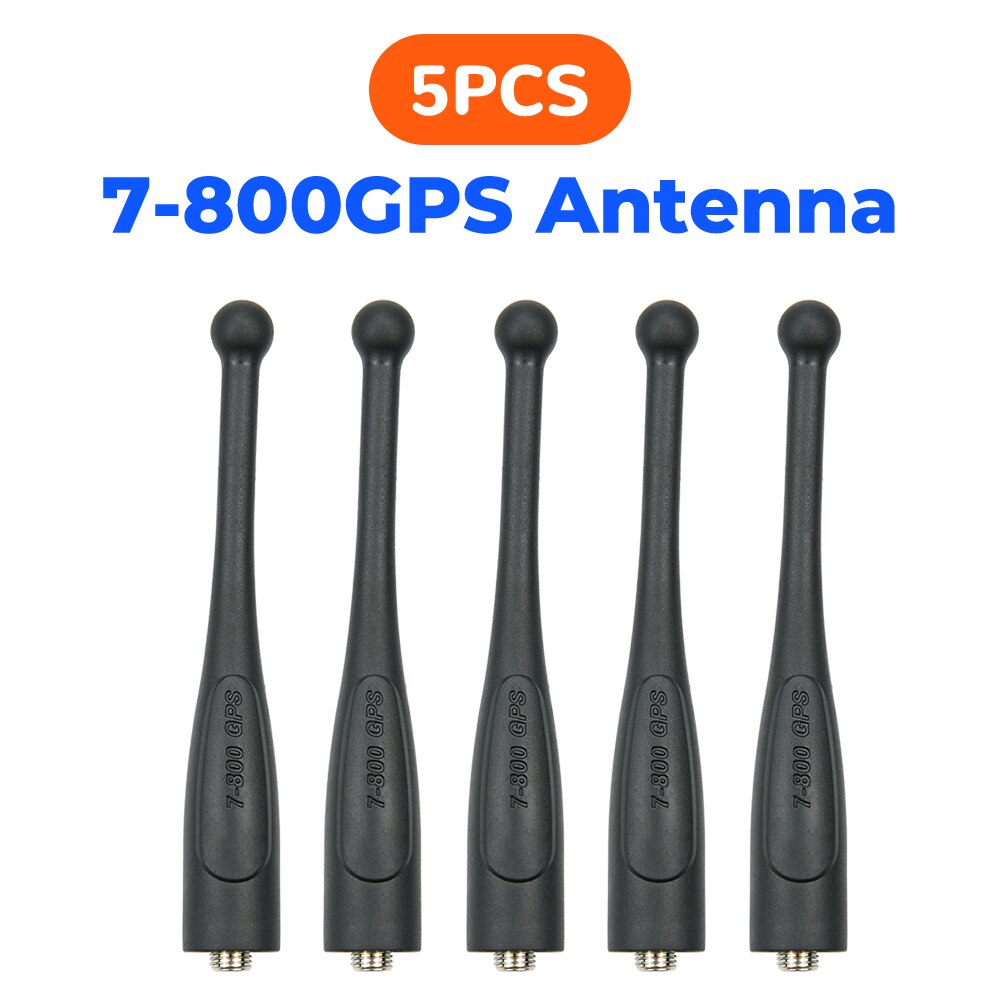 Antena atarefada 6000-4000 mhz do rádio apx7000 apx7000xe apx 1000 apx 764 apx 870 do oem de 5 pces motorola com antena do chicote de gps nar6595a