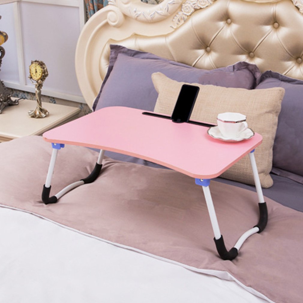 Faul Schreibtisch Computer Klapptisch Laptop Schreibtisch Bett Klapptisch Einfachen Klapp Schreibtisch Nicht-Slip Karte Slot Computer Schreibtisch