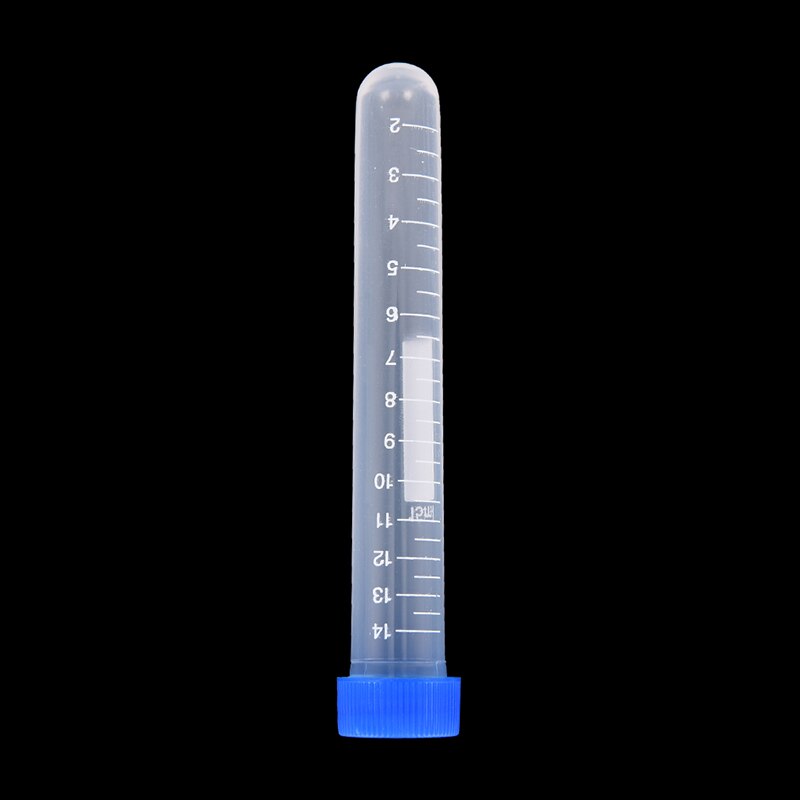 10pcs 2ml 10ml Centrifuge Tube Volume Plastic Bottles with Round cap Transparent container Graduation