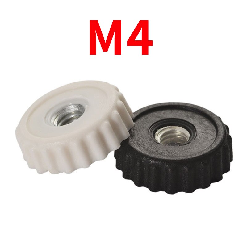 M4 śruba ręczna nakrętka plastikowa gumowa nakrętka śruba ręczna nakrętka plastikowa nakrętka kwiatowa nakrętka gałka Mut