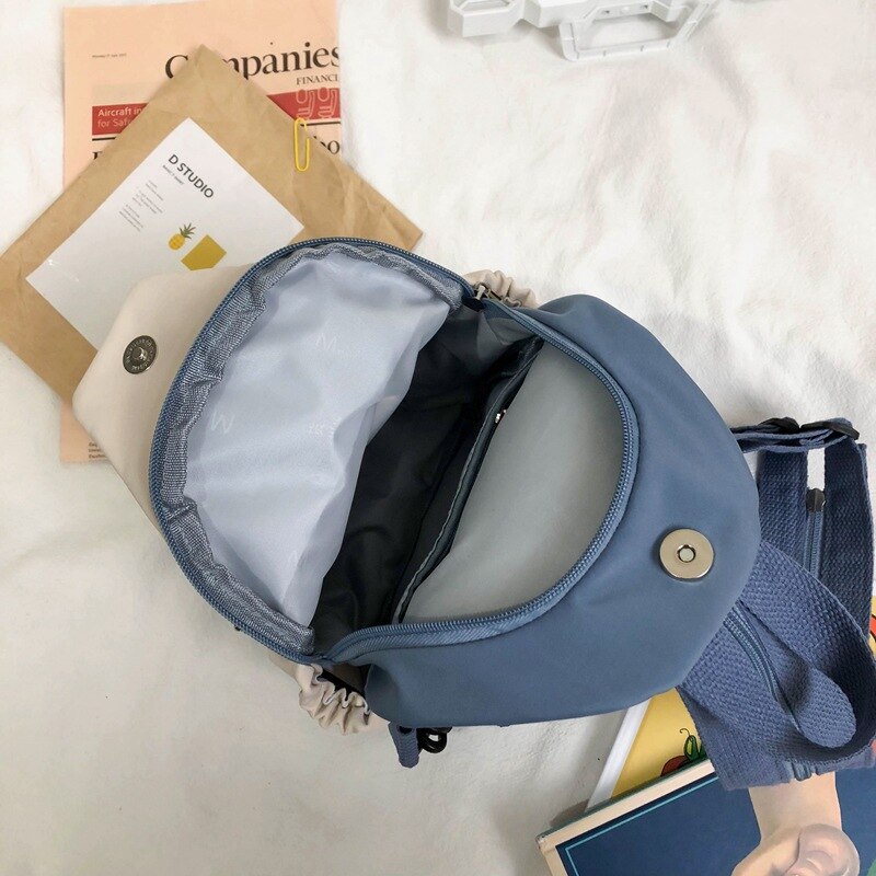 Trend Mode Rugzak, Mini Persoonlijkheid Rugzak Voor Vrouwen, Nylon Tas, Schooltas Voor Tiener Meisjes Vrouwen Rugzak
