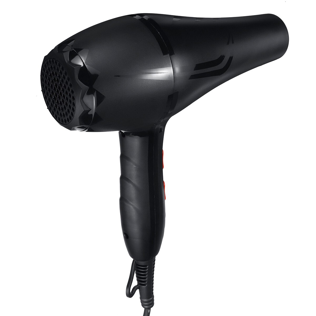2000W Strong Wind Power Hair Dryer Electric Hair Dryer Blower Low Noise+Nozzle 220V Hairdryer for Home Salon Hotel