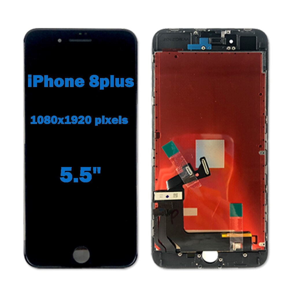 Lcd-bildschirm-touchscreen-ersatz für iphone 6 plus 6s plus 7 plus 8 plus, digitizer für iphone 6p 6sp 7p 8