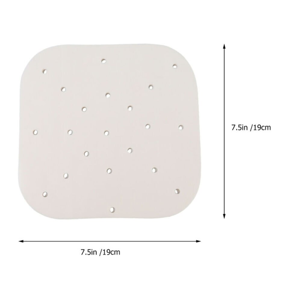 Antiaanbak stoompan papier 7.5\\\ '\\\' witte dumplings keuken thuis gereedschap airfryer